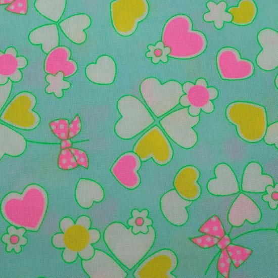 Angel Garden fabric in Light Blue by Antique Fabric Pinks