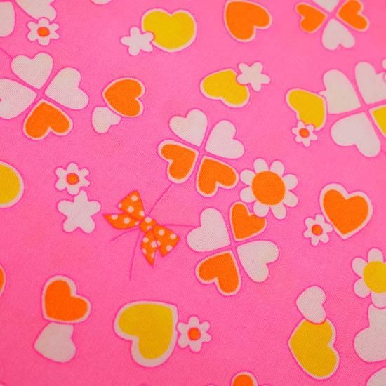Angel Garden fabric in Pretty Pink by Antique Fabric Pinks