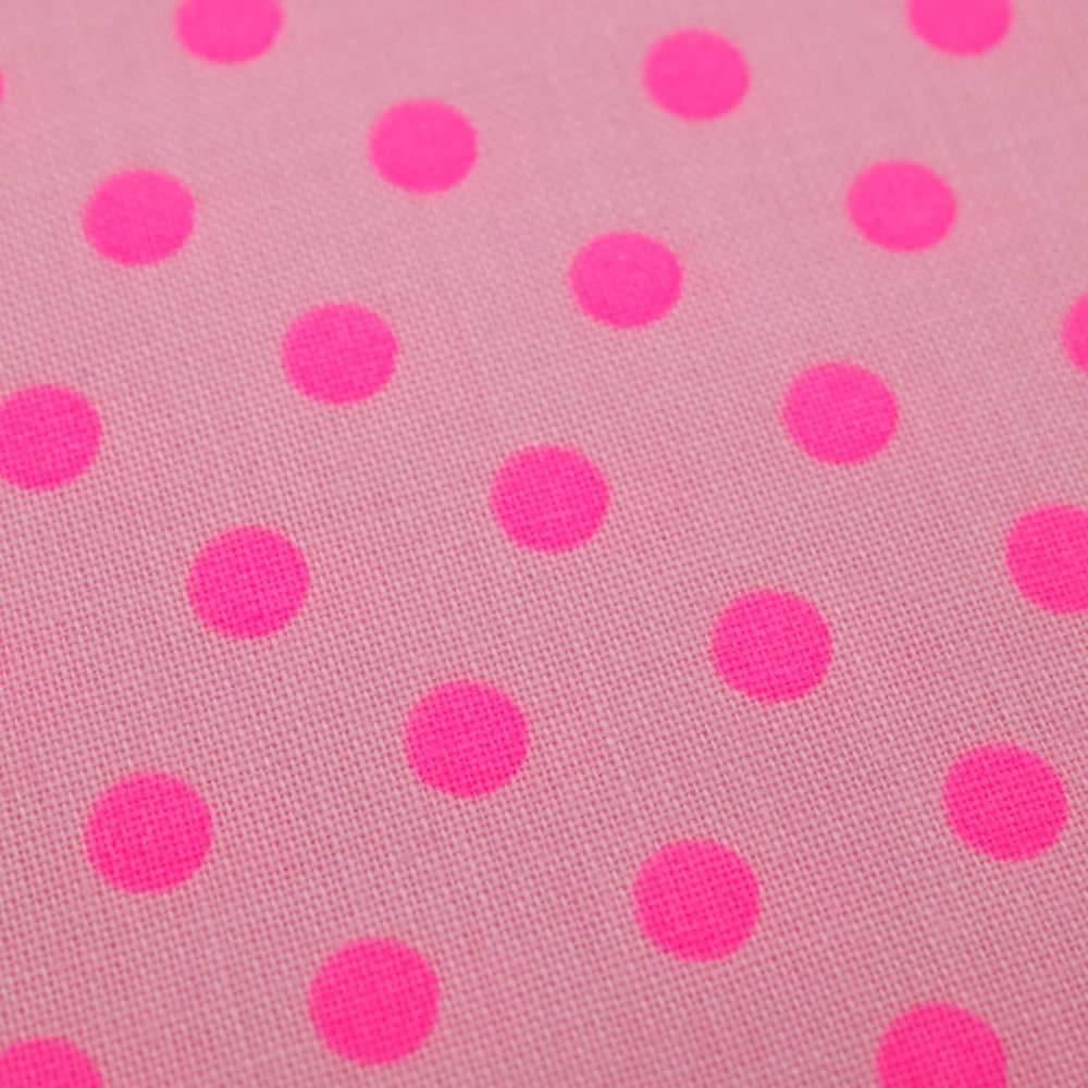Retro Dot fabric in Light Pink by Antique Fabric Pinks