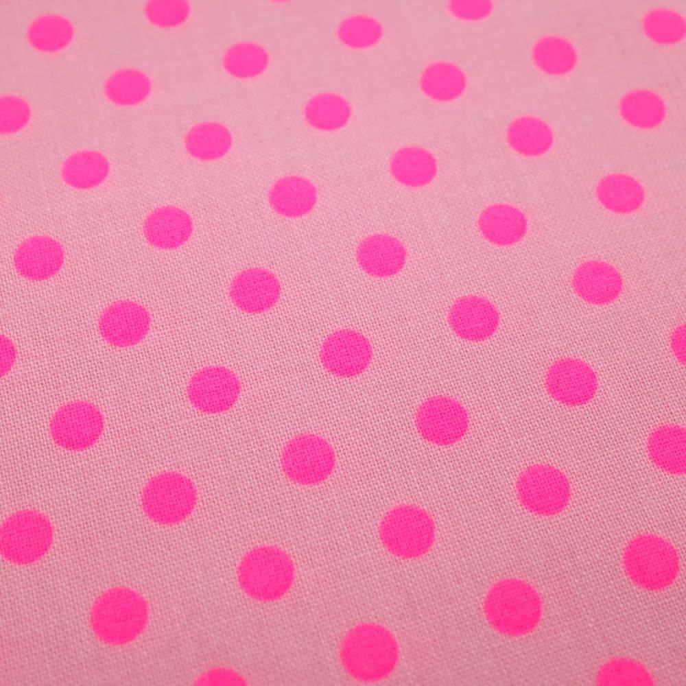 Retro Dot Light Pink close up