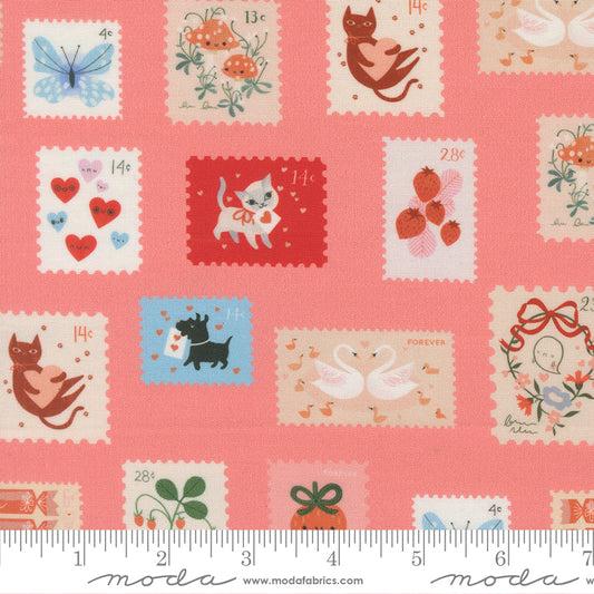 Funny Valentine β Stamps β Coral β Lizzy House (37143 14)