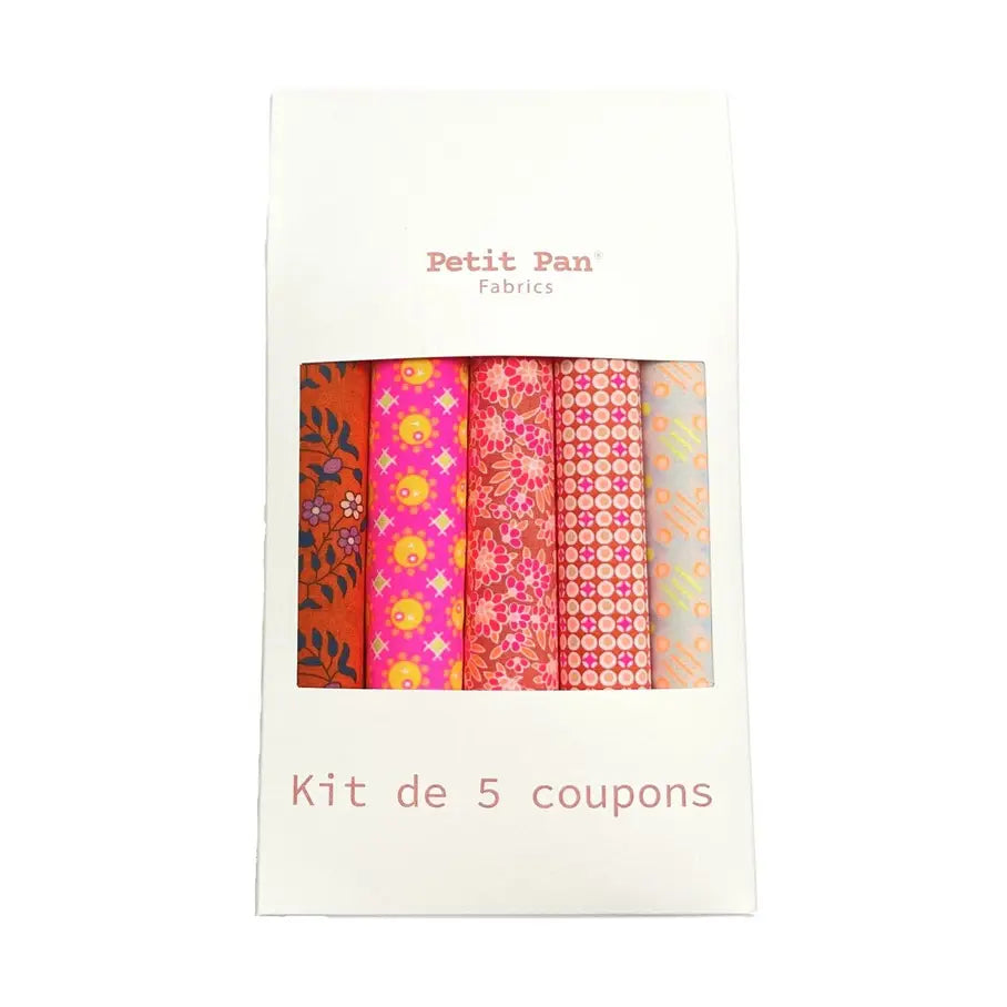 Petit Pan Folksy Cotton Coupon Kit, Unbleached (Set of 5)