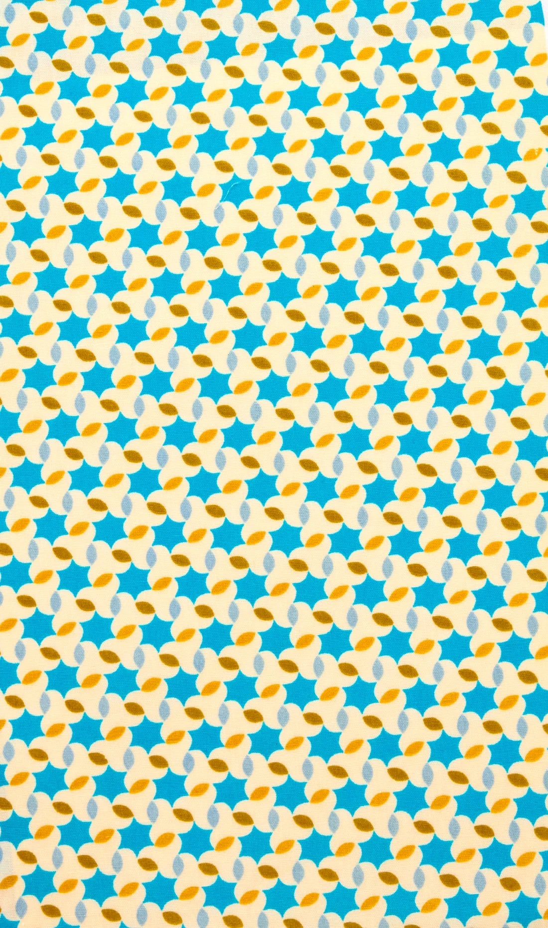 Petit Pan Moussem Cotton Coupon, Blue (50 x 70cm)