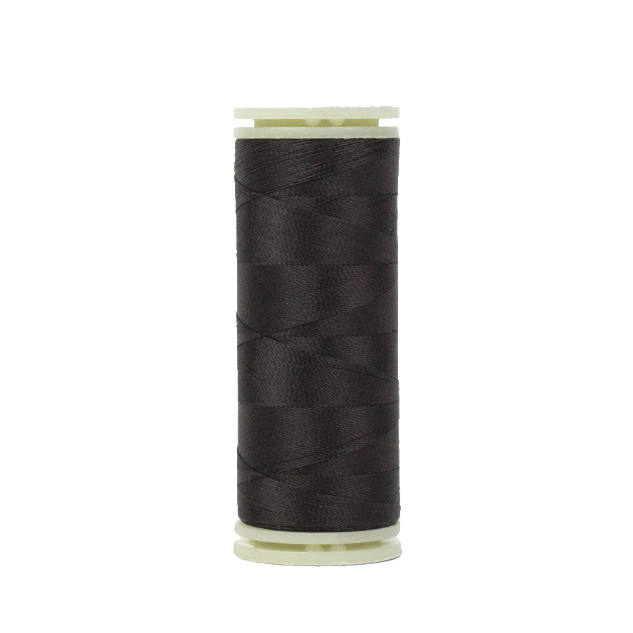 WonderFil DecoBob Thread – Charcoal (DBS-168) | 80wt Cottonized Polyester – 250m