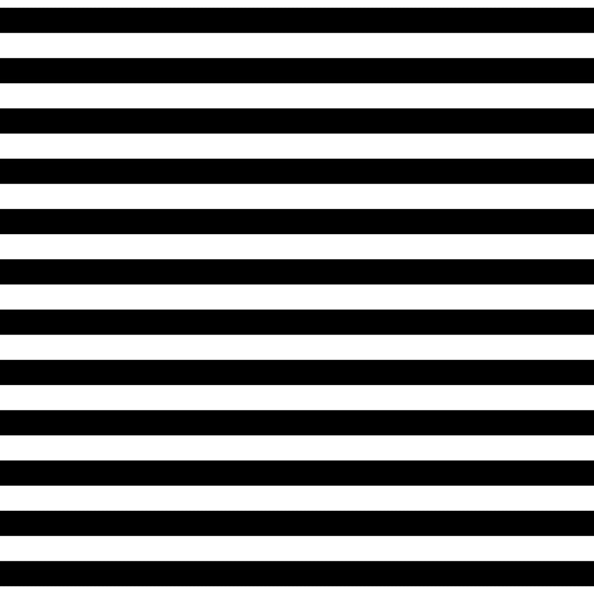 Devonstone Fundamentals 1/2 inch Stripe in Black quilting cotton