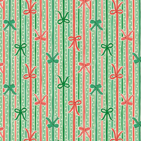 Liberty Festive Magic Ribbon Stripe C fabric