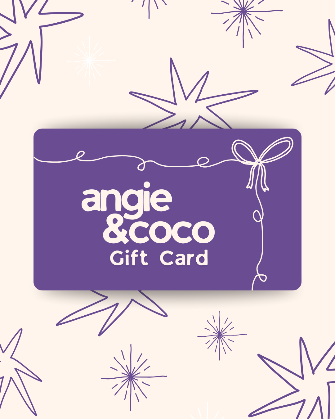Angie and Coco Gift Card