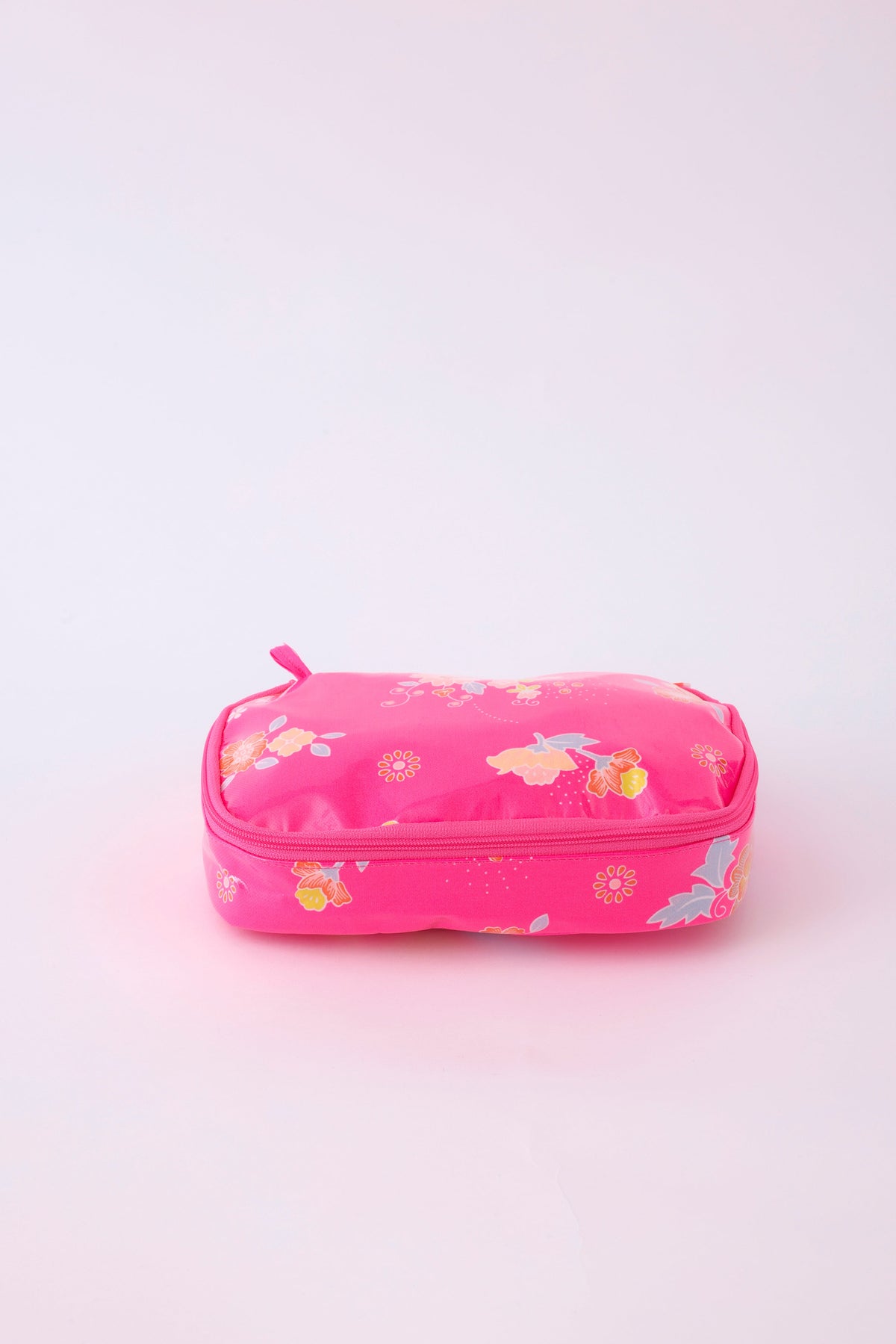 Petit Pan large sewing and travel case in Polska pink