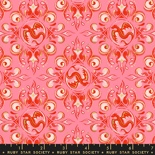 Fire Glow – Emblem – Poinsettia – Ruby Star Society (RS2136 12M)