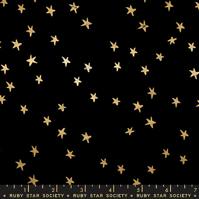 Mini Starry – Gold on Black Metallic – Ruby Star Society (RS4110 27M)