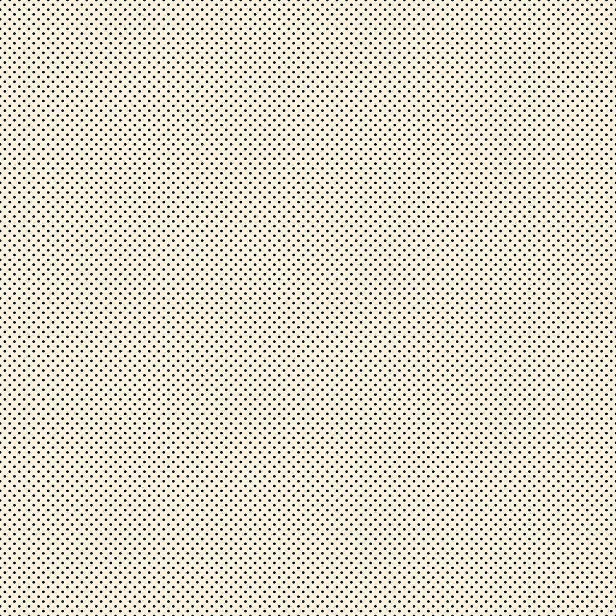 1-800-Calico Mini Dot Black on Natural by Alexia Marcelle Abegg for Ruby Star Society