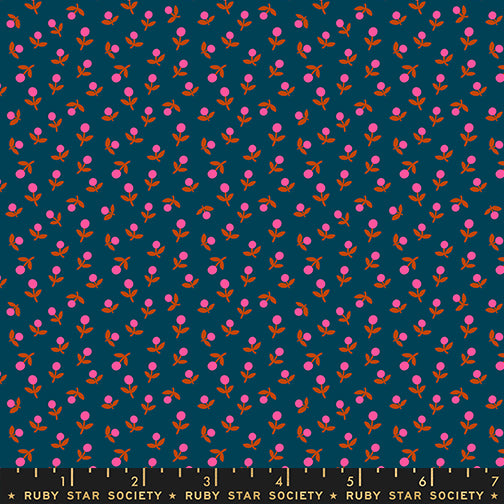1-800-Calico Sprout Galaxy by Alexia Marcelle Abegg for Ruby Star Society with ruler