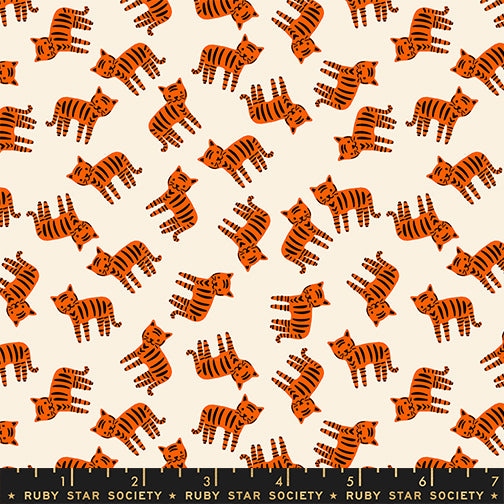 1-800-Calico Meow Natural by Alexia Marcelle Abegg for Ruby Star Society with ruler