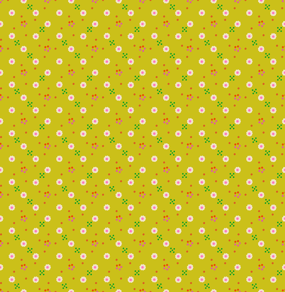 1-800-Calico Bandana Pistachio by Alexia Marcelle Abegg for Ruby Star Society