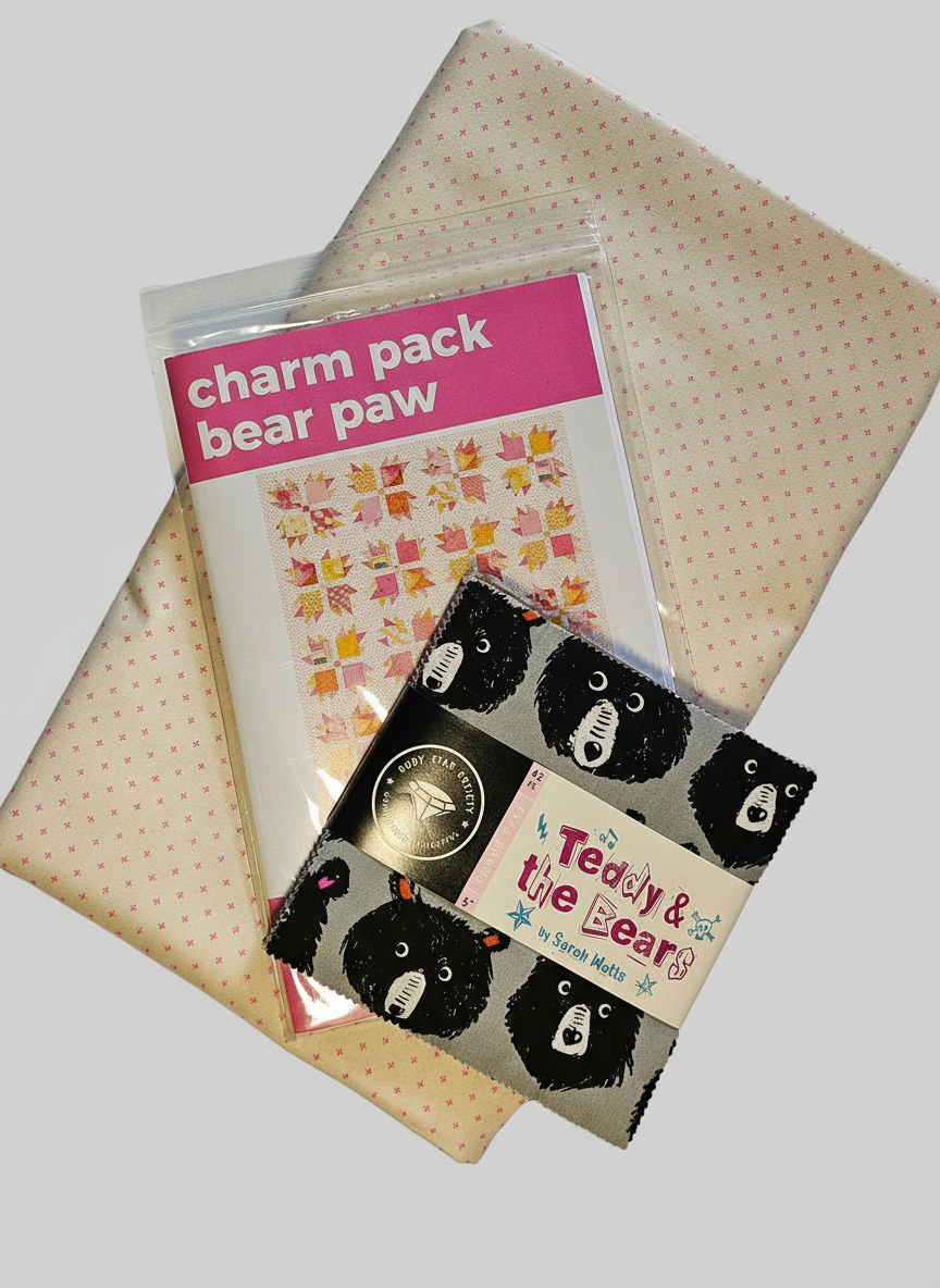 Charm Pack Bear Paw Quilt Kit – Ruby Star Society Teddy & The Bears