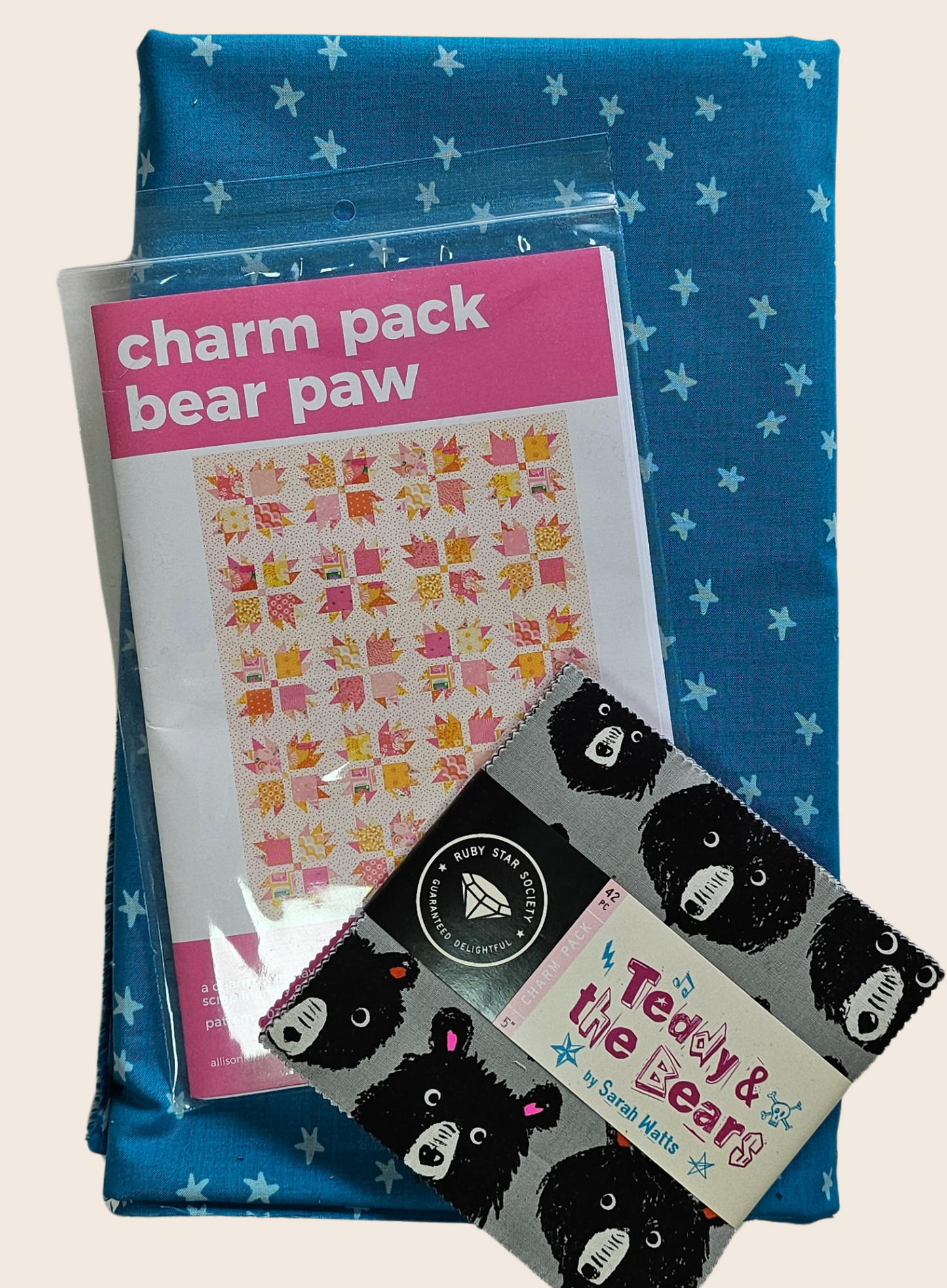Charm Pack Bear Paw Quilt Kit – Ruby Star Society Teddy & The Bears