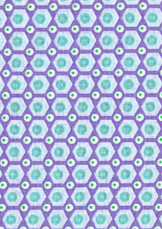 Petit Pan Mikko Cotton Coupon, Lilac (50 x 70cm)