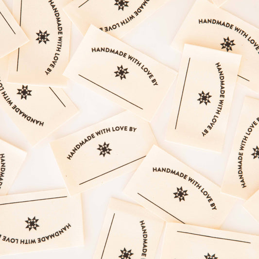 Handmade with Love - Sew-In Labels by Sarah Hearts (4pk)