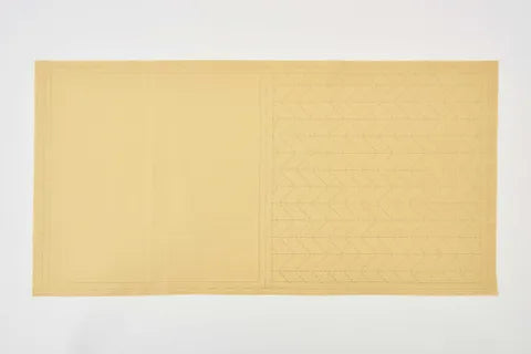 Cosmo Hidamari Pre-Printed Sashiko Cloth – Herringbone, Beige (LC98908.50)