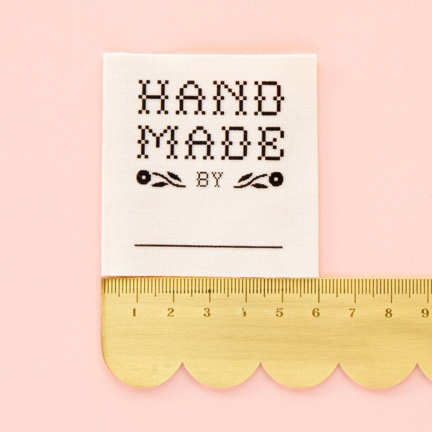 Crafty Handmade By: Organic Cotton Write In Woven Sew-In Labels by Sarah Hearts (4pk)