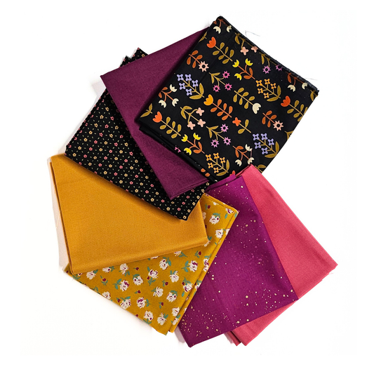 Wild Honey – Curated 7 Fat Quarter Bundle