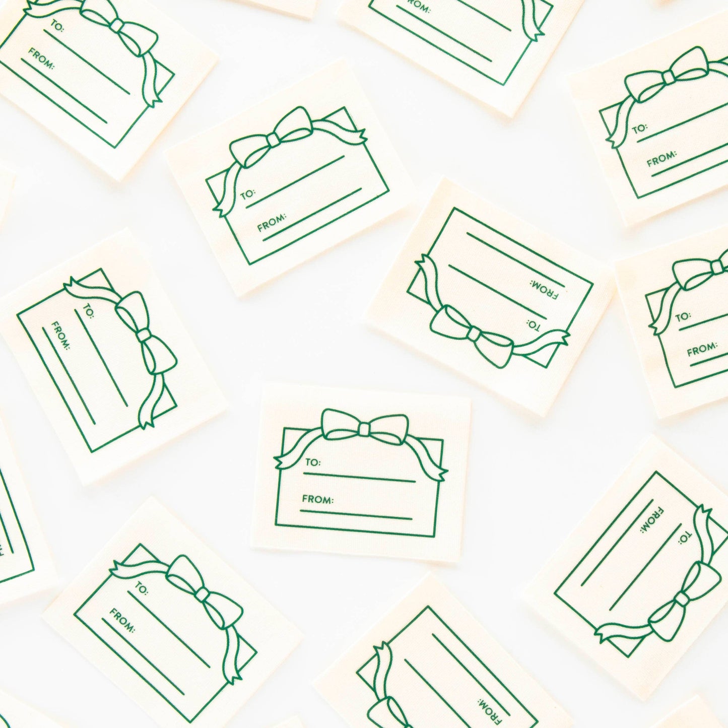 To: From: Gift Organic Cotton Write In Woven Sew-In Labels by Sarah Hearts (4pk)
