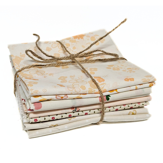 Peach Milk Tea – Curated 9 Fat Quarter Bundle