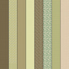 Gathered Lollies One in Trentham by Jen Kingwell for Moda – eight designs across the width of fabric in greens, olives and tans (18290 12)