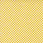 Gathered Bonbons Crammed in Citrine by Jen Kingwell for Moda – golden yellow with a dense diamond grid (18299 11)