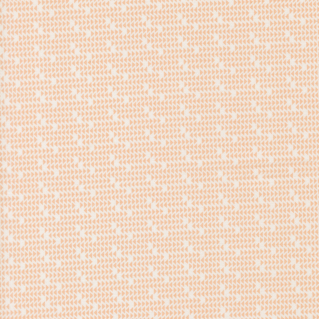 Gathered Bonbons Fly Away Home in Bubblegum by Jen Kingwell for Moda – warm apricot with a fine dotted texture (18304 11)