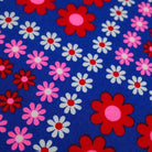 Charmy remix fabric in Navy by Antique Fabric Pinks