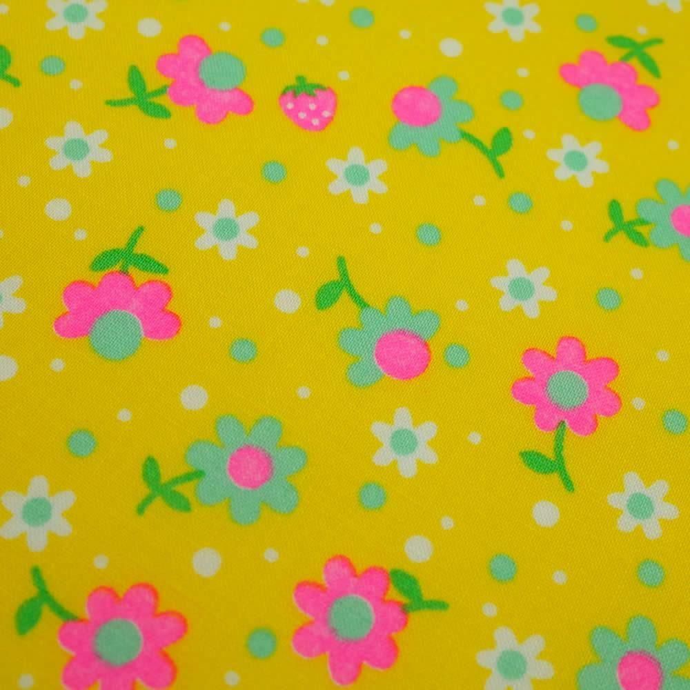popollo fabric in Yellow by Antique Fabric Pinks