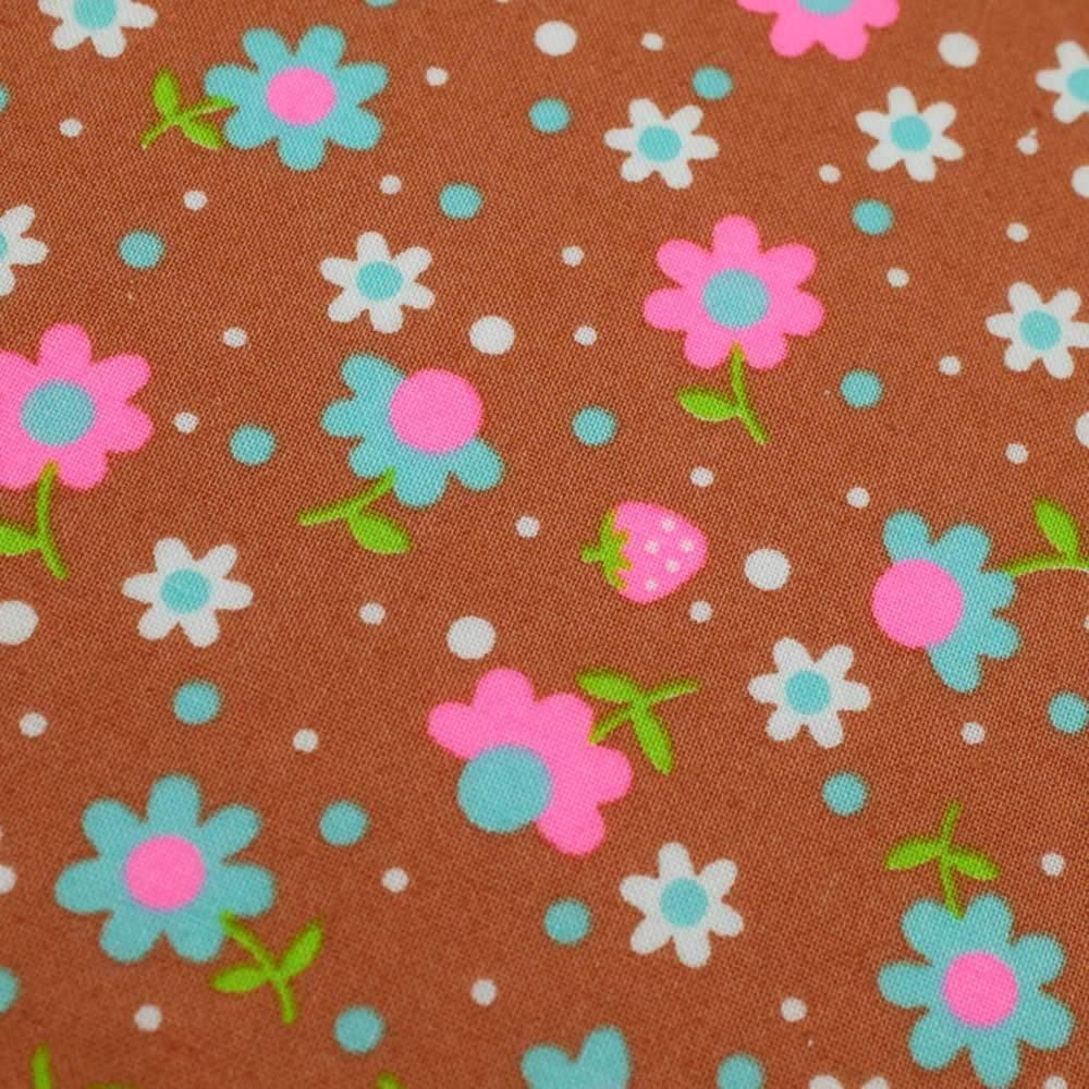 popollo fabric in Mocha Brown by Antique Fabric Pinks