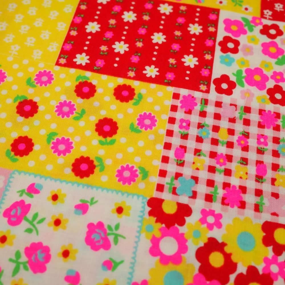 Kanon fabric in Red by Antique Fabric Pinks