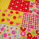 Kanon fabric in Red by Antique Fabric Pinks