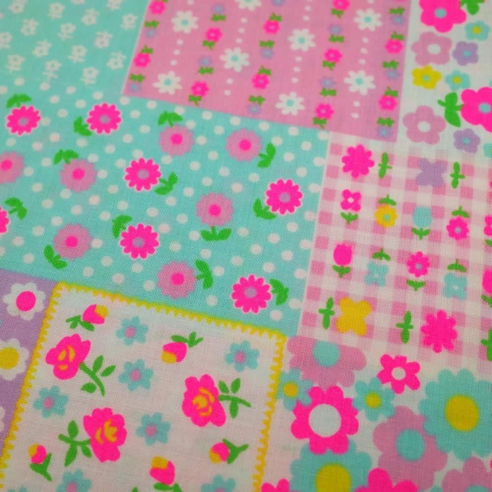 Kanon fabric in Light Blue by Antique Fabric Pinks