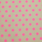 Retro Dot Vanilla White close up