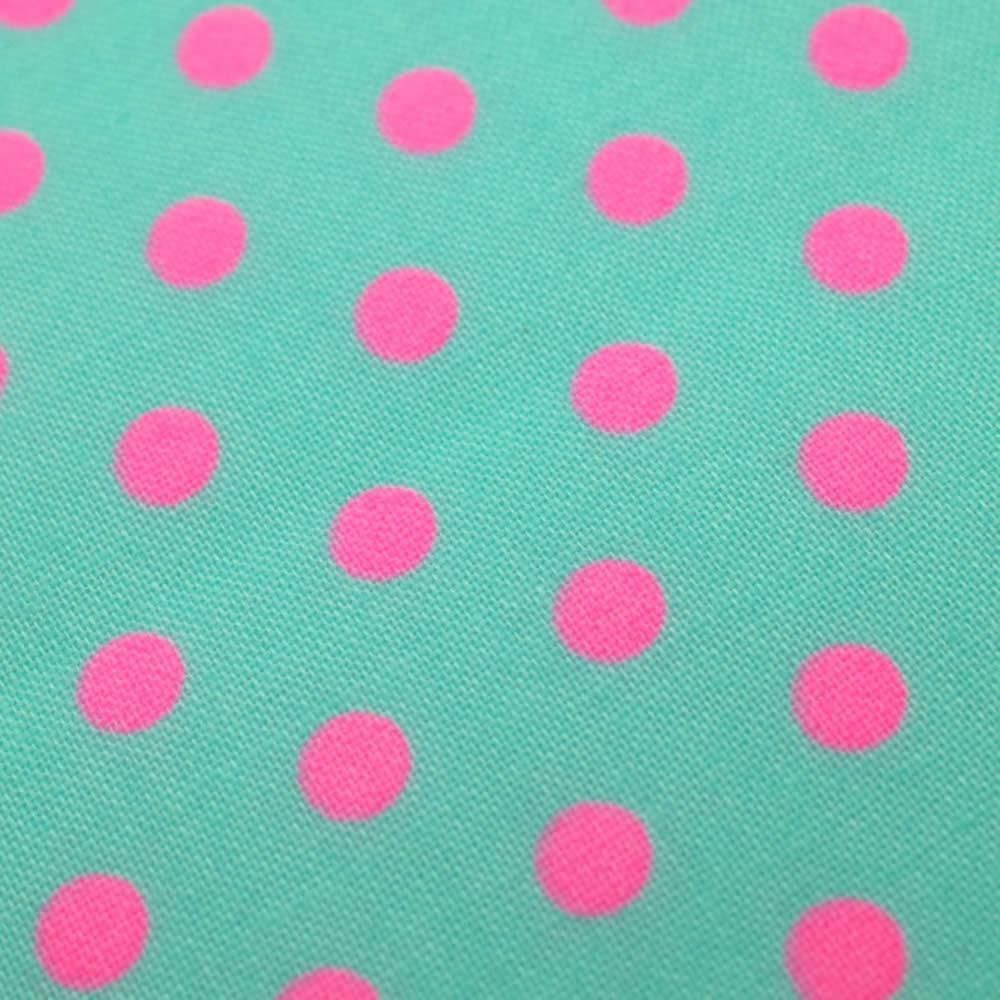 Retro Dot fabric in Light Blue by Antique Fabric Pinks