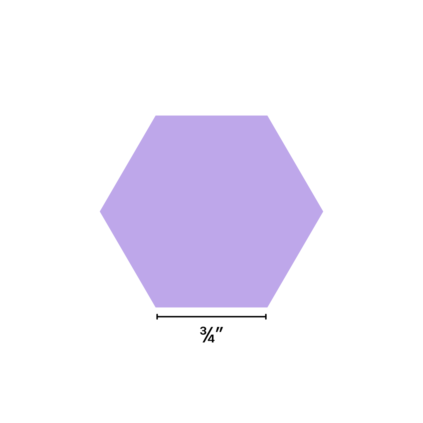EPP Hexagon 3/4" Papers (100pk)