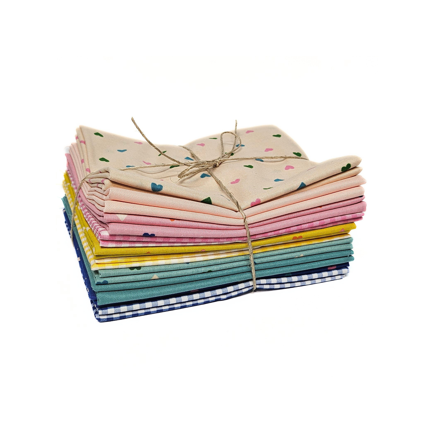 Sweetheart Gingham — Curated 10 Fat Quarter Bundle