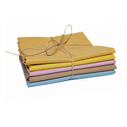 Golden Hour Solids — Curated 5 Fat Quarter Bundle