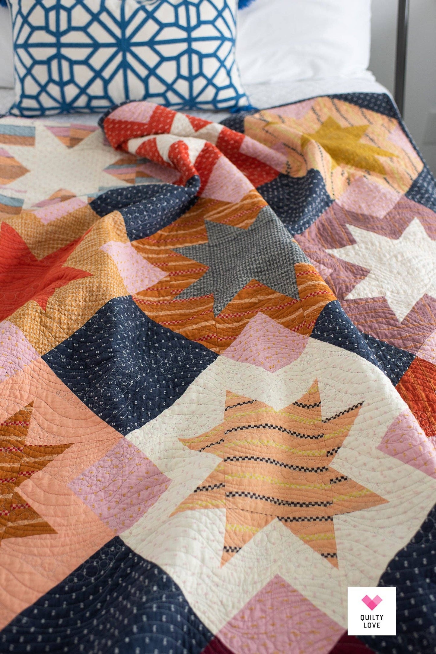 North Star Quilt Pattern – by Emily Dennis of Quilty Love