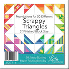 3 inch Scrappy Triangles Foundation Paper Pad by Leila Gardunia - cover