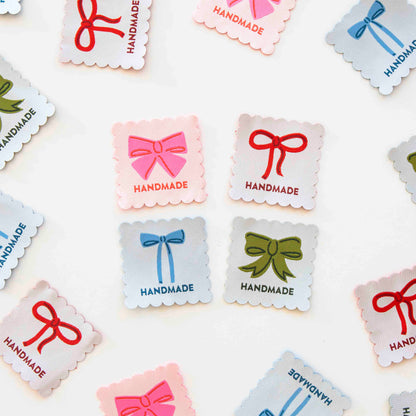 Bows Multipack Large Woven Sew-In Labels by Sarah Hearts (4pk)