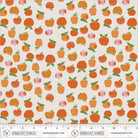 Heather Ross Favorites Apple in Red by Heather Ross for Windham Fabrics – shown with a ruler for scale (43483D-2)