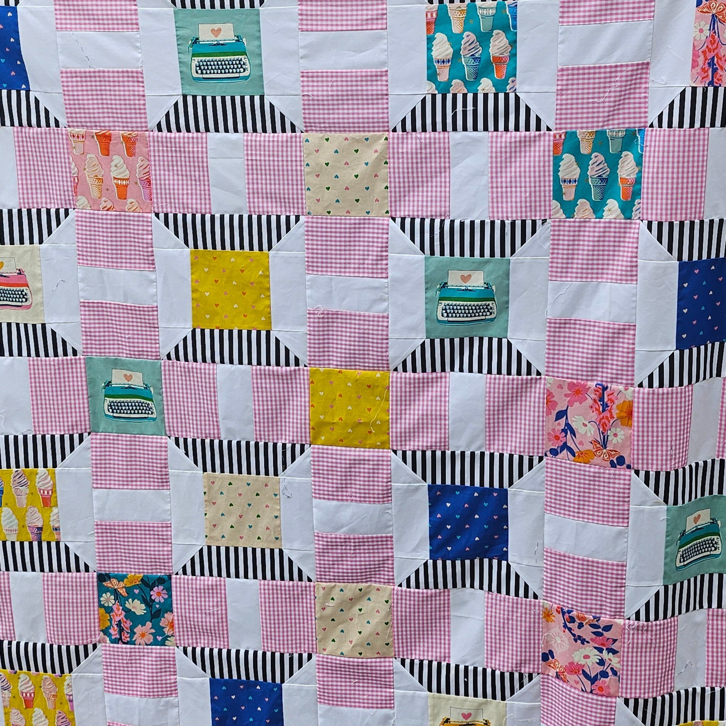Strawberry Spools Quilt Kit – featuring Ruby Star Society’s Best Day Ever