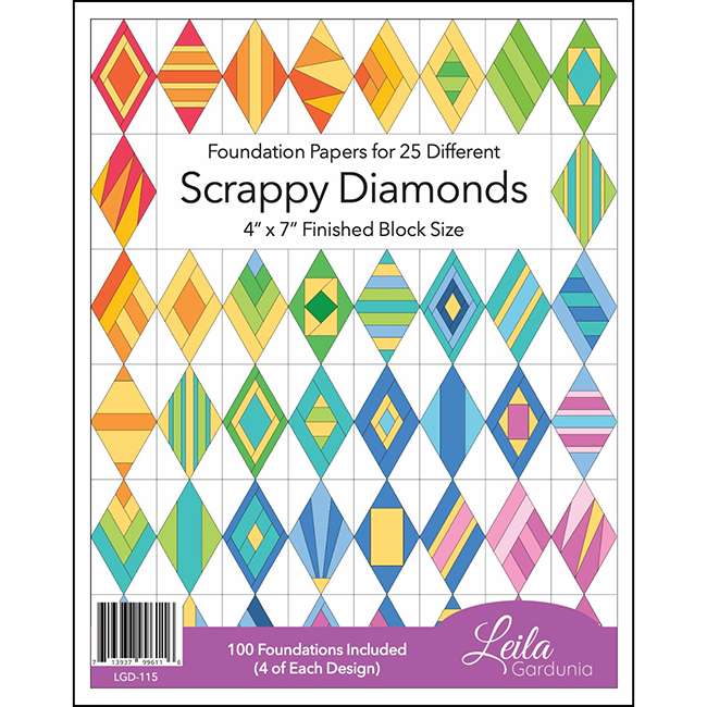 Scrappy Diamonds Foundation Paper Pad by Leila Gardunia - cover