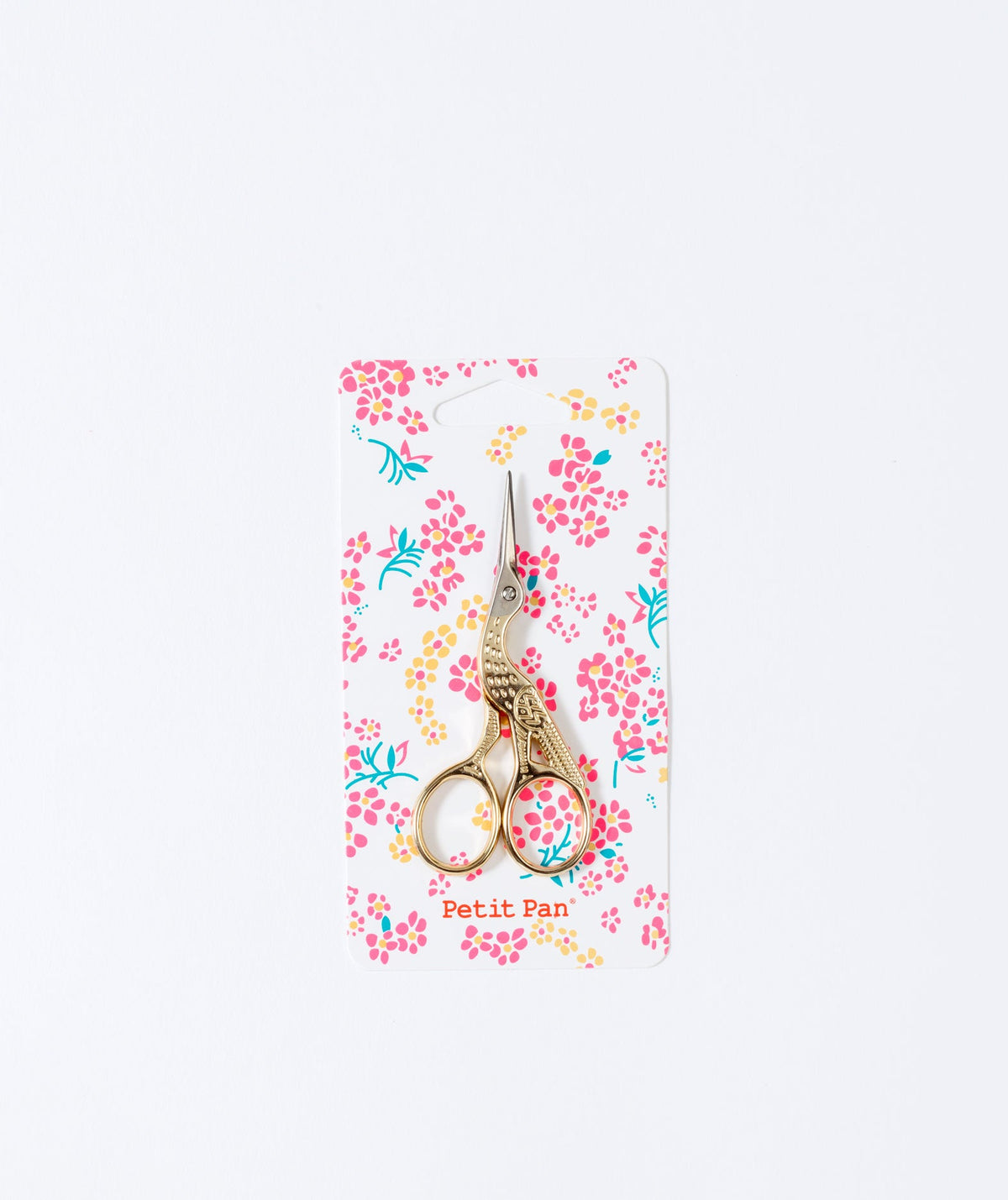 Petit Pan stork embroidery scissors