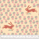 Meadows Rabbit Blush 108 inch wideback by Heather Ross for Windham Fabrics