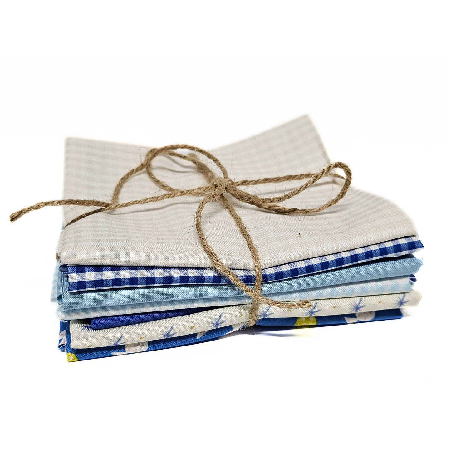 Blue Skies & Lemon Drops – Curated 6 Fat Quarter Bundle